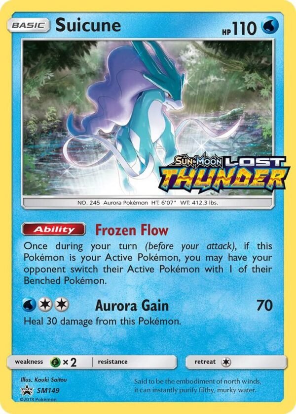 Suicune SM149 (Prerelease) Holofoil SM Promos Suicune SM149 (Prerelease) Holofoil SM Promos