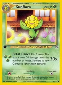 Sunflora | 050/111 | 1st Edition | Neo Genesis