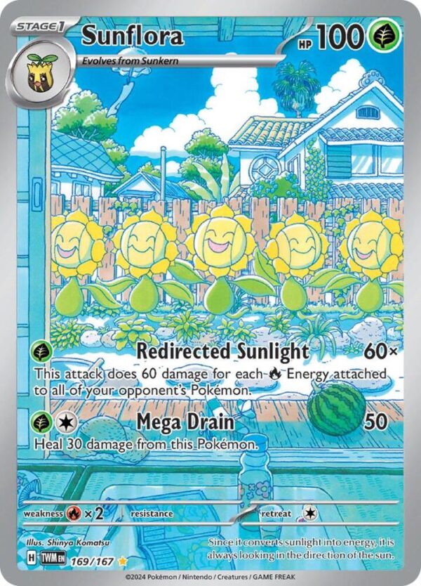 Sunflora 169/167 Holofoil SV06: Twilight Masquerade