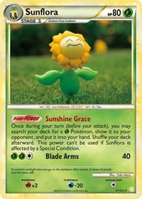 Sunflora | 31/123 | Reverse Holofoil | HeartGold SoulSilver