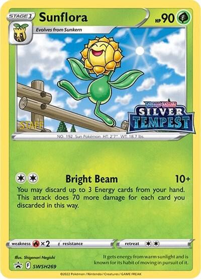 Sunflora SWSH269 (Prerelease) [STAFF] Holofoil SWSH: Sword & Shield Promo Cards