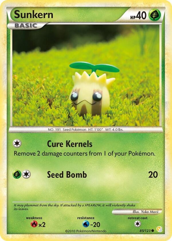 Sunkern 85/123 Normal HeartGold SoulSilver Sunkern 85/123 Normal HeartGold SoulSilver