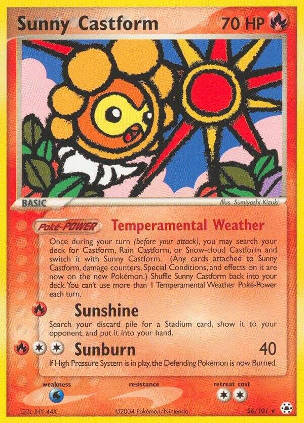 Sunny Castform 26/101 Reverse Holofoil Hidden Legends Sunny Castform 26/101 Reverse Holofoil Hidden Legends