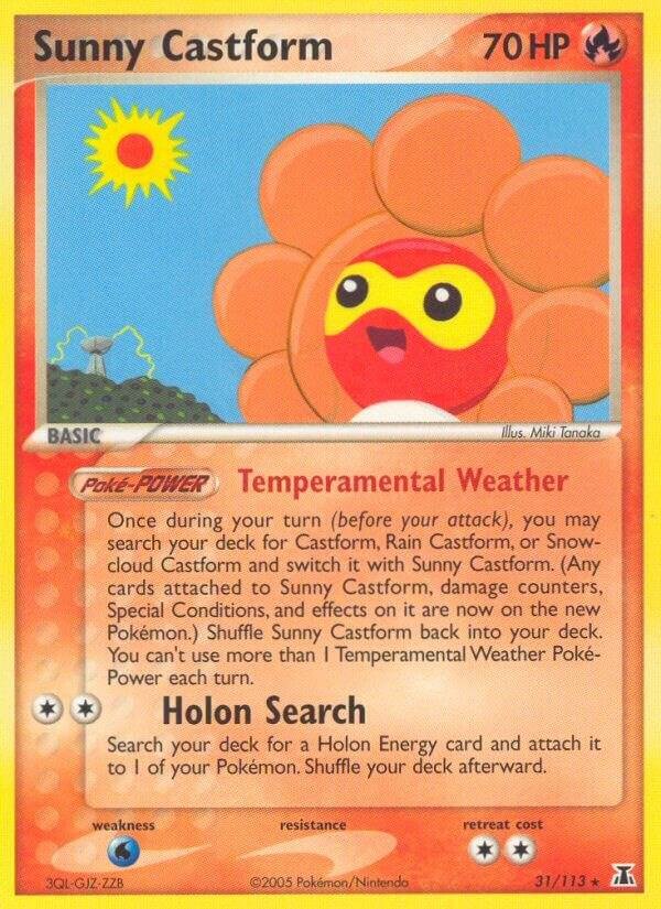 Sunny Castform 31/113 Normal Delta Species Sunny Castform 31/113 Normal Delta Species