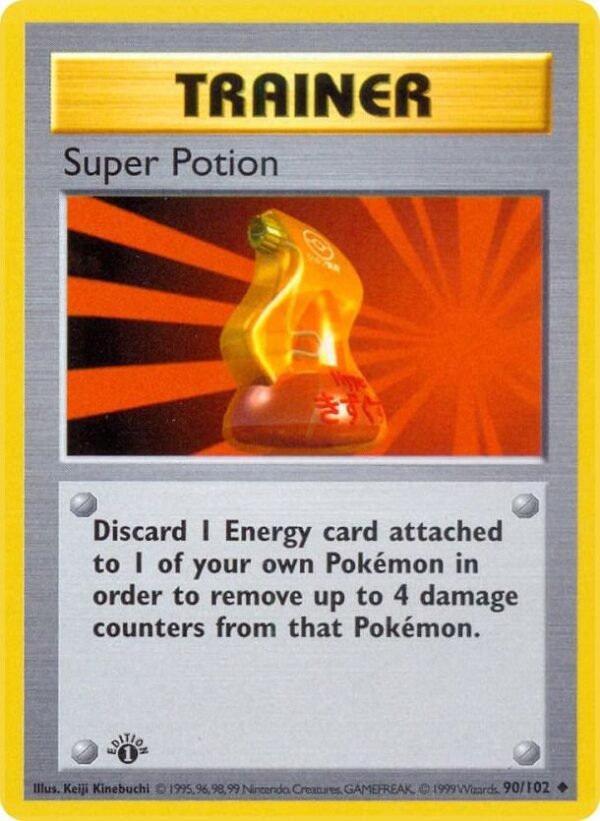Super Potion 090/102 Unlimited Base Set (Shadowless) Super Potion 090/102 Unlimited Base Set (Shadowless)