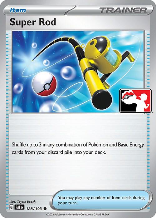 Super Rod 188/193 Holofoil Prize Pack Series Cards