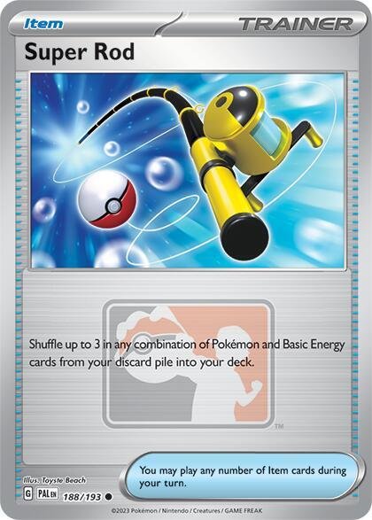 Super Rod 188/193 Reverse Holofoil League & Championship Cards