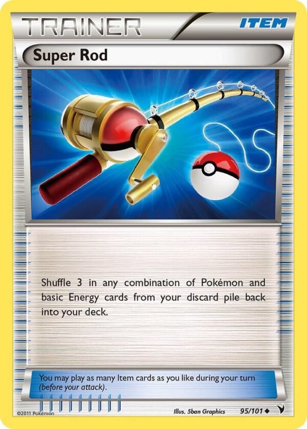 Super Rod 95/101 Reverse Holofoil Noble Victories Super Rod 95/101 Reverse Holofoil Noble Victories