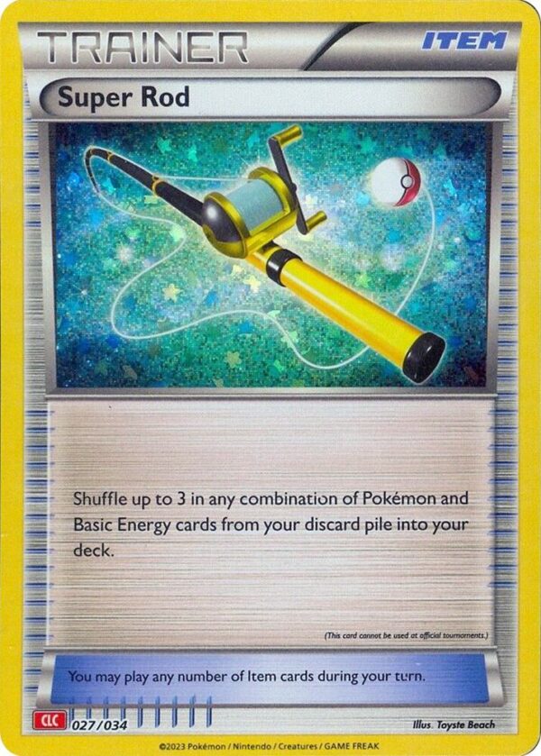 Super Rod (CLC) 027/034 Holofoil Trading Card Game Classic