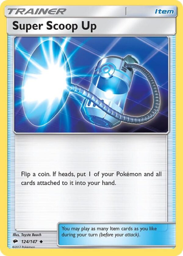 Super Scoop Up 124/147 Normal SM – Burning Shadows