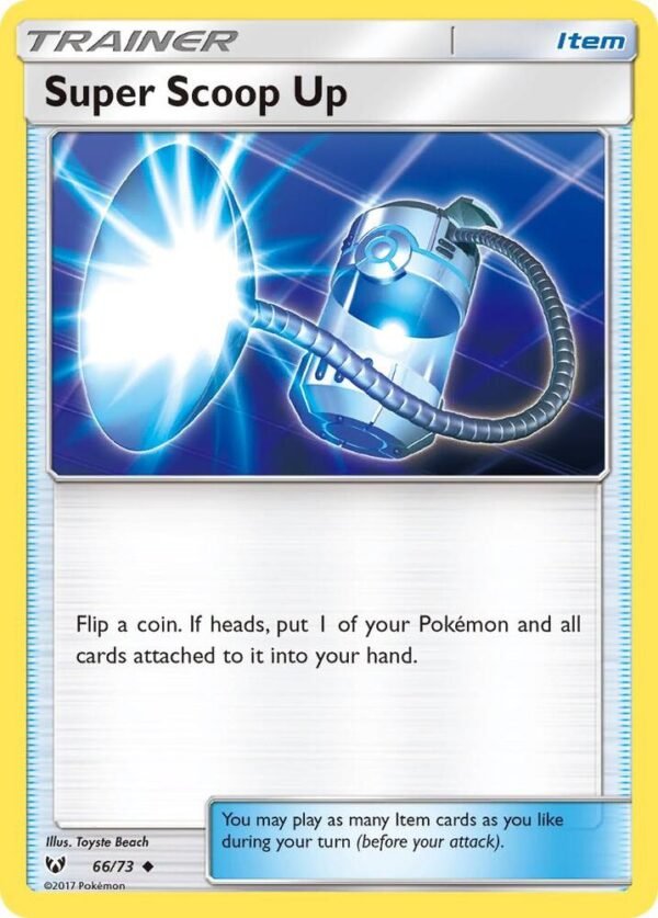 Super Scoop Up 66/73 Reverse Holofoil Shining Legends Super Scoop Up 66/73 Reverse Holofoil Shining Legends