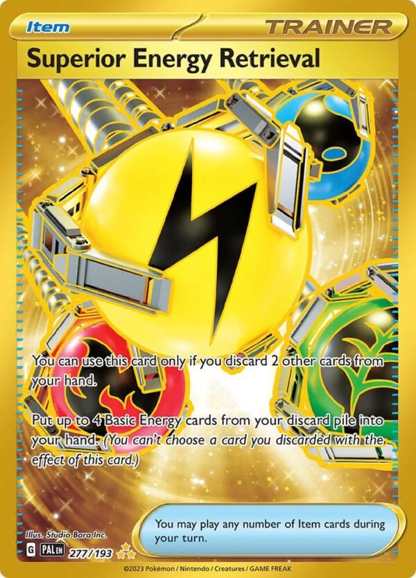 Superior Energy Retrieval 277/193 Holofoil SV02: Paldea Evolved Superior Energy Retrieval 277/193 Holofoil SV02: Paldea Evolved