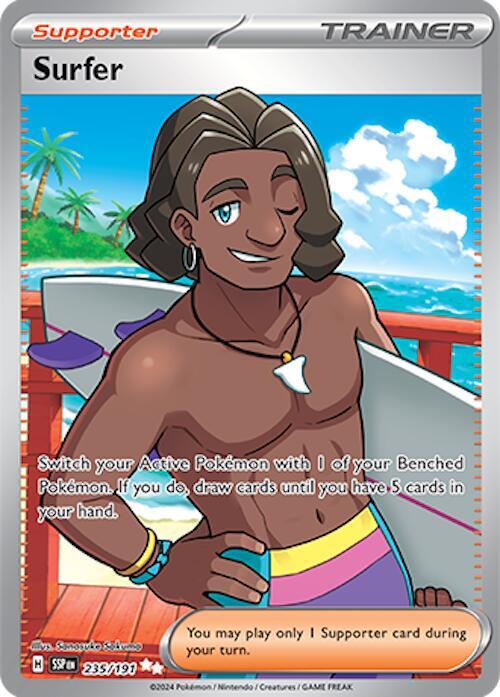 Surfer 235/191 Holofoil SV08: Surging Sparks