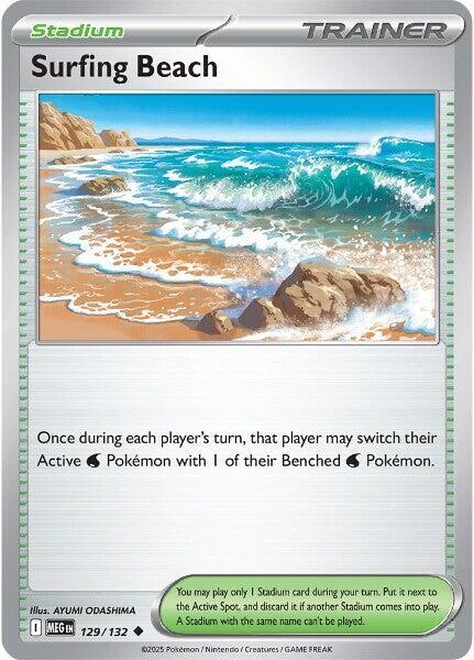 Surfing Beach 129/132 Normal ME01: Mega Evolution