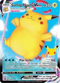 Surfing Pikachu VMAX | 009/025 | Holofoil | Celebrations