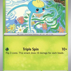 Surskit 001/182 Reverse Holofoil SV04: Paradox Rift