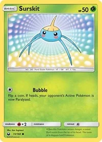 Surskit | 15/168 | Normal | SM - Celestial Storm