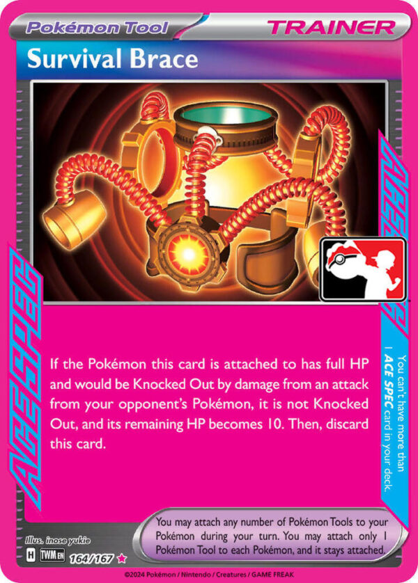 Survival Brace 164/167 Holofoil Prize Pack Series Cards
