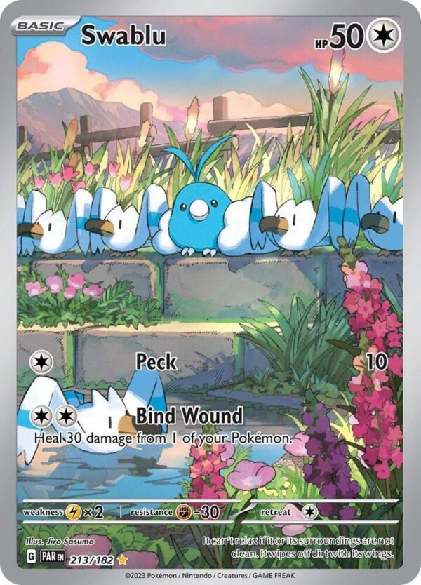 Swablu 213/182 Holofoil SV04: Paradox Rift