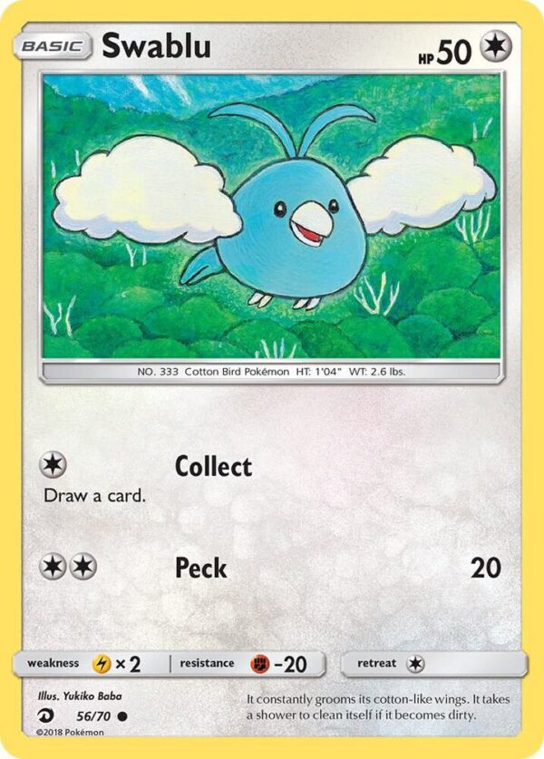 Swablu (56) 56/70 Normal Dragon Majesty Swablu (56) 56/70 Normal Dragon Majesty