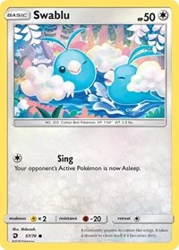 Swablu (57) | 57/70 | Reverse Holofoil | Dragon Majesty