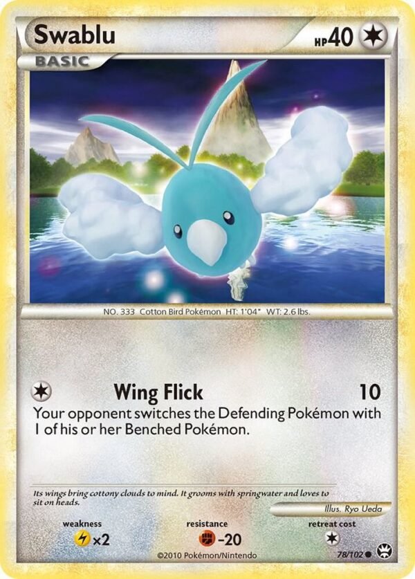 Swablu 78/102 Reverse Holofoil Triumphant