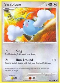 Swablu | 97/127 | Reverse Holofoil | Platinum