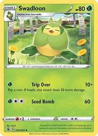 Swadloon | 010/264 | Reverse Holofoil | SWSH08: Fusion Strike