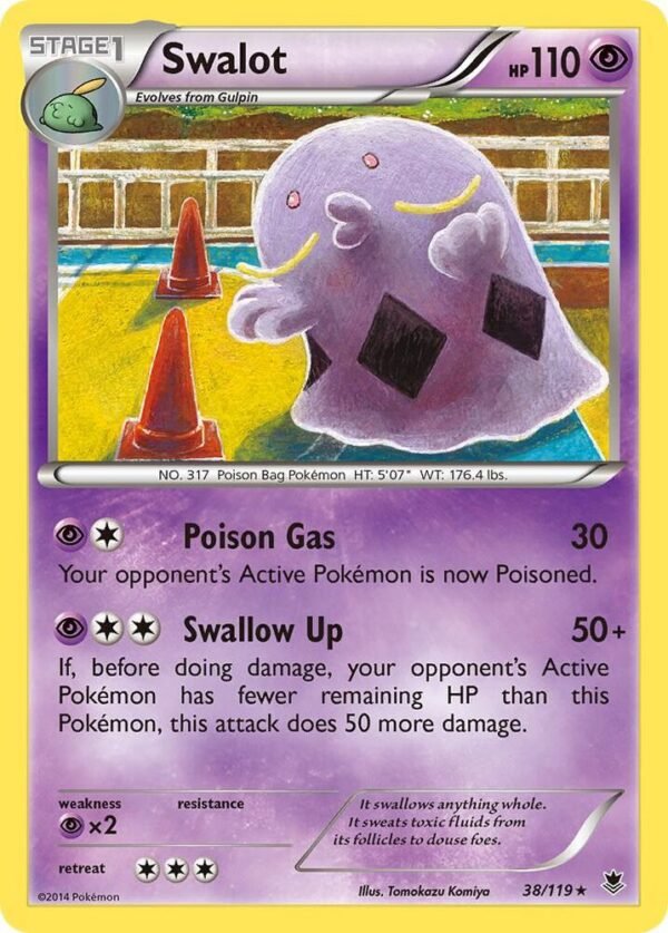 Swalot 38/119 Reverse Holofoil XY – Phantom Forces