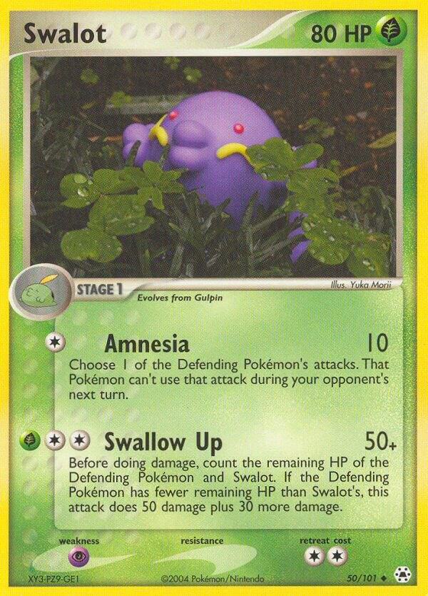 Swalot 50/101 Reverse Holofoil Hidden Legends
