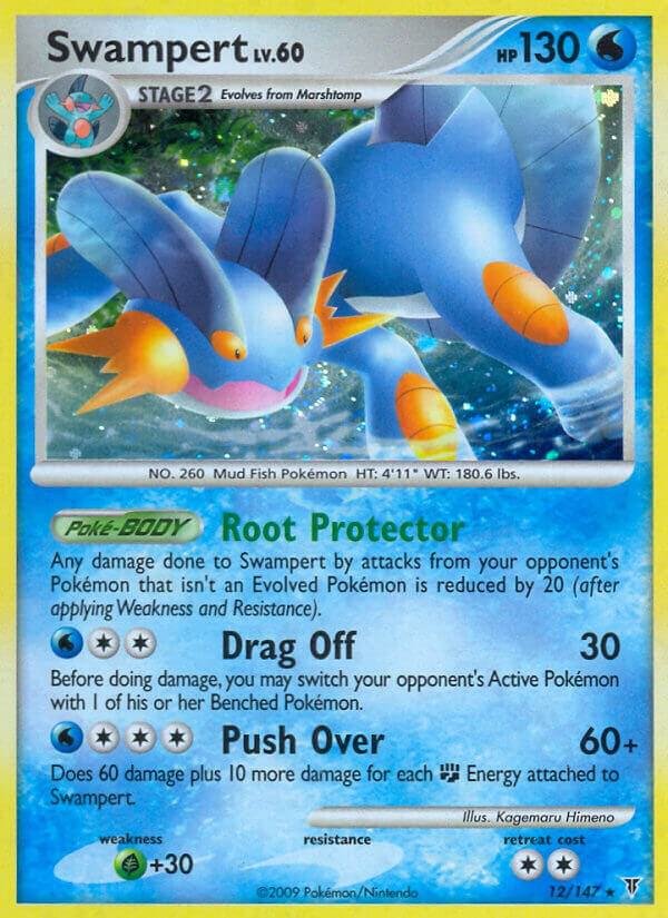 Swampert 12 Reverse Holofoil Supreme Victors