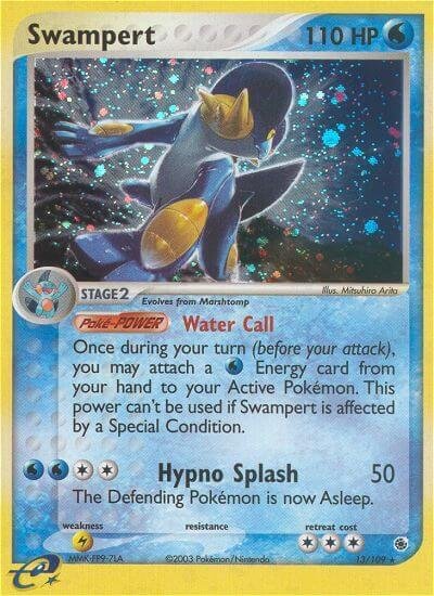 Swampert 13/109 Holofoil Ruby and Sapphire