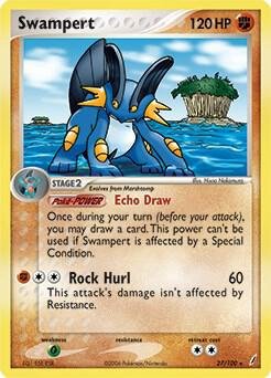 Swampert 27/100 (EX Crystal Guardians) 027/100 Holofoil Deck Exclusives Swampert 27/100 (EX Crystal Guardians) 027/100 Holofoil Deck Exclusives