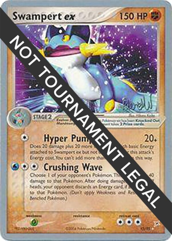 Swampert ex 2004 (Reed Weichler) 95/95 Normal World Championship Decks