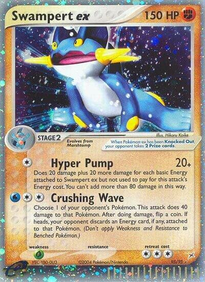 Swampert ex 95/95 Holofoil Team Magma vs Team Aqua