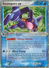 Swampert ex | 98/100 | Holofoil | Crystal Guardians