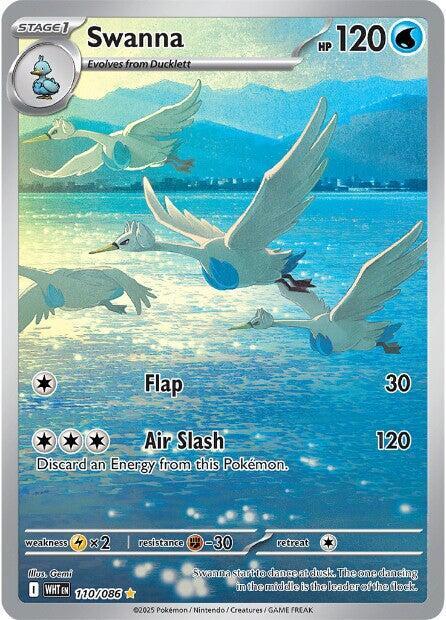 Swanna 110/086 Holofoil SV: White Flare