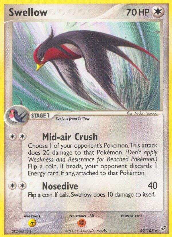 Swellow 49/107 Reverse Holofoil Deoxys
