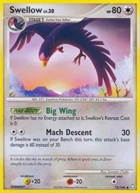 Swellow | 73/146 | Reverse Holofoil | Legends Awakened