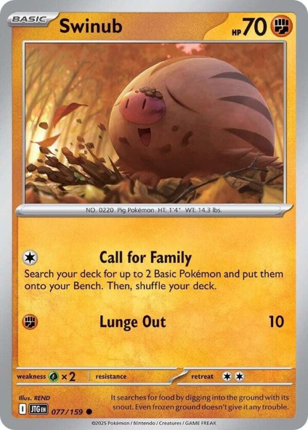 Swinub 077/159 Normal SV09: Journey Together Swinub 077/159 Normal SV09: Journey Together