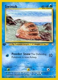 Swinub | 079/111 | 1st Edition | Neo Genesis
