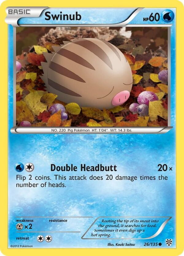 Swinub 26/135 Reverse Holofoil Plasma Storm