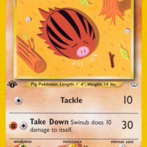 Swinub 57/64 1st Edition Neo Revelation Swinub 57/64 1st Edition Neo Revelation
