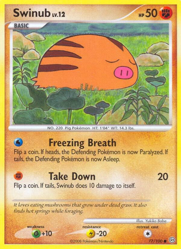 Swinub 77/100 Normal Stormfront