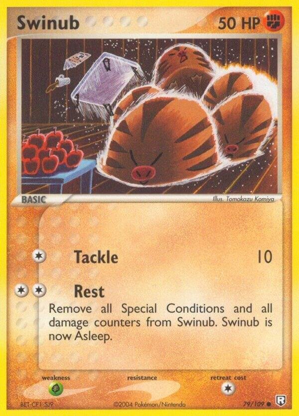 Swinub 79/109 Reverse Holofoil Team Rocket Returns Swinub 79/109 Reverse Holofoil Team Rocket Returns