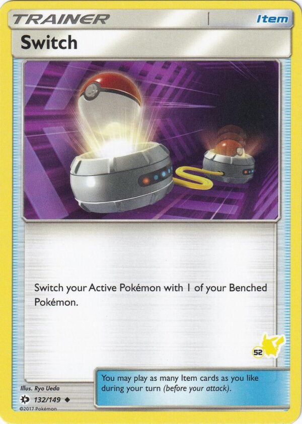 Switch 132/149 (#52 Pikachu Stamped) Normal Battle Academy