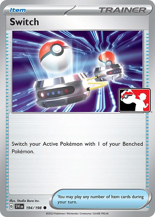 Switch 194/198 Holofoil Prize Pack Series Cards