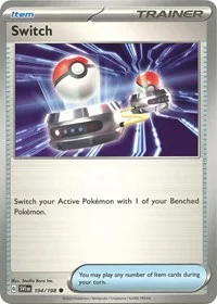 Switch | 194/198 | Reverse Holofoil | SV01: Scarlet & Violet Base Set