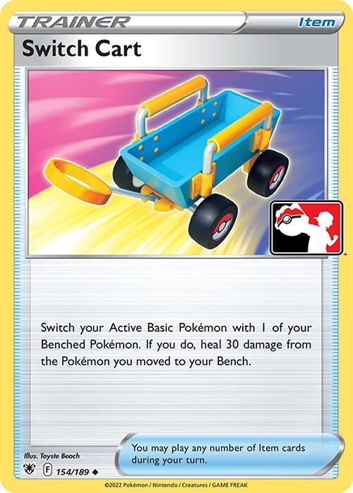 Switch Cart 154/189 Holofoil Prize Pack Series Cards