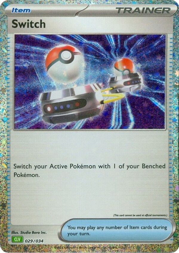 Switch (CLV) 029/034 Holofoil Trading Card Game Classic